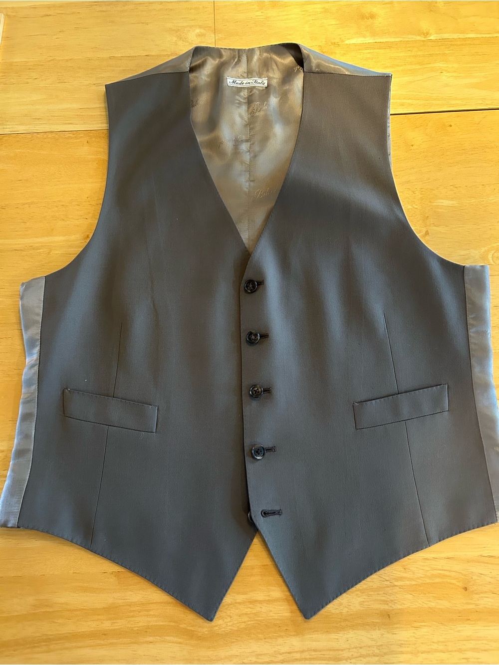 Classic Double-Breasted Brown Men's Jacket and Vest - Picture 13 of 16